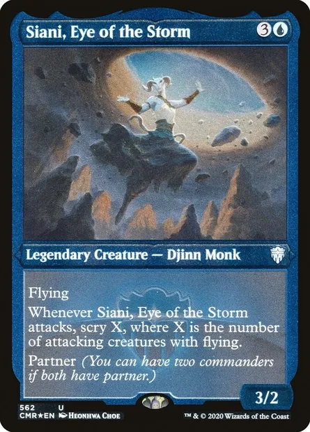 Siani, Eye of the Storm, Magic card CMR 562 — Commander Legends set