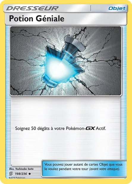 Potion Géniale, carte Pokémon UNM 198 — extension Harmonie des Esprits
