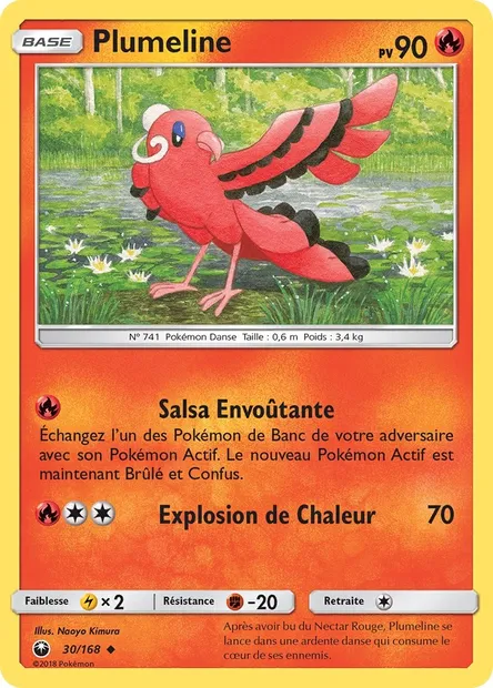 Plumeline, carte Pokémon CES 30 — extension Tempête Céleste