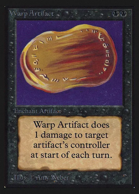 Warp Artifact, Magic card CED 134 — Collectors' Edition set