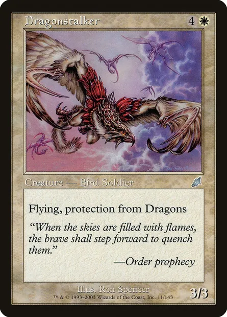 Dragonstalker, Magic card SCG 11 — Scourge set