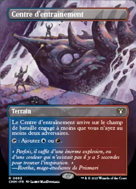 Centre d'entraînement, carte Magic CMM 665 — extension Commander Masters