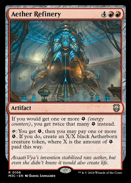 Aether Refinery, Magic card M3C 106 — Modern Horizons 3 Commander set