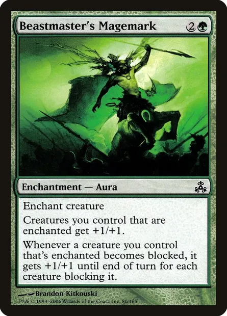 Beastmaster's Magemark, Magic card GPT 80 — Guildpact set