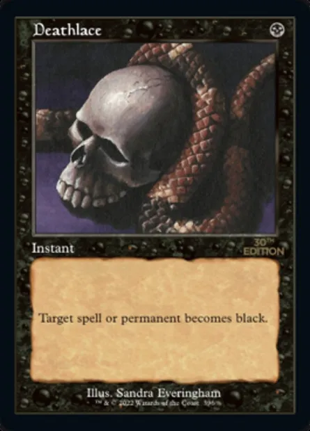 Deathlace, Magic card 30A 396 — 30th Anniversary Edition set