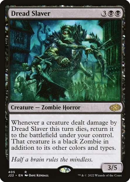 Dread Slaver, Magic card J22 405 — Jumpstart 2022 set