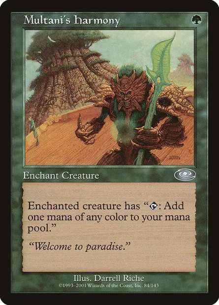 Multani's Harmony, Magic card PLS 84 — Planeshift set