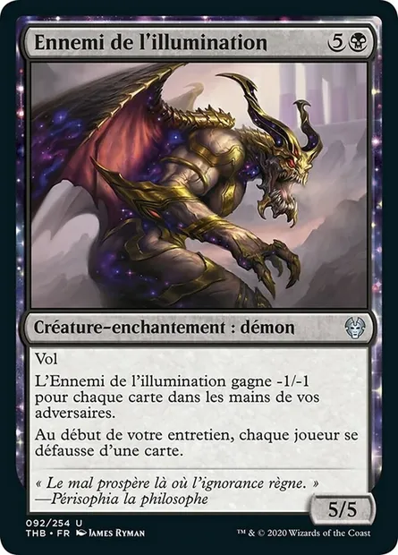 Ennemi de l'illumination, carte Magic THB 92 — extension Theros Beyond Death