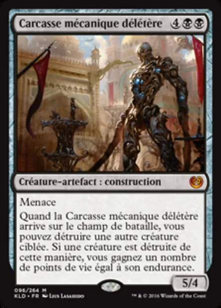 Carcasse mécanique délétère, carte Magic KLD 96 — extension Kaladesh