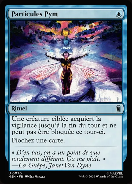 Particules Pym, carte Magic MSH 70 — extension Marvel Super Heroes