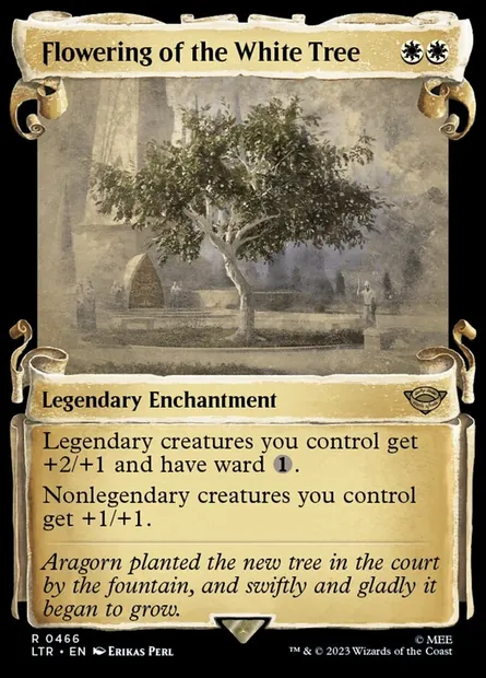Flowering of the White Tree, Magic card LTR 466 — The Lord of the Rings: Tales of Middle-earth set