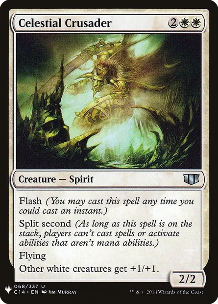 Croisé céleste, carte Magic PLST C14-68 — extension The List