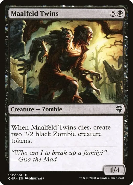 Maalfeld Twins, Magic card CMR 132 — Commander Legends set
