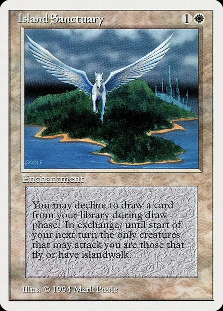 Island Sanctuary, Magic card SUM 25 — Summer Magic / Edgar set