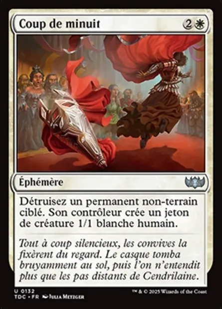 Coup de minuit, carte Magic TDC 132 — extension Tarkir: Dragonstorm Commander