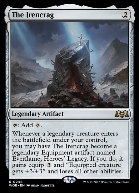 Le Culmefer, carte Magic PWOE 248p — extension Wilds of Eldraine Promos