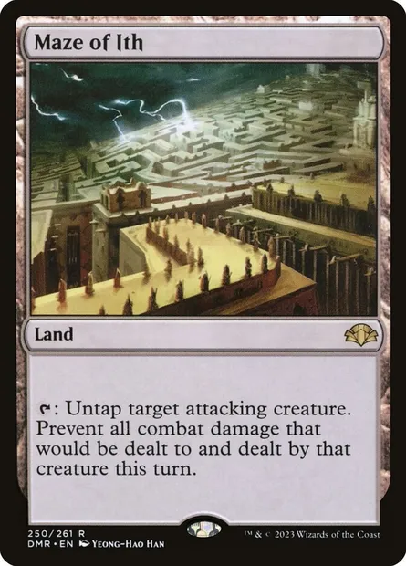 Maze of Ith, Magic card DMR 250 — Dominaria Remastered set