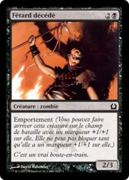Fêtard décédé, carte Magic RTR 62 — extension Retour à Ravnica