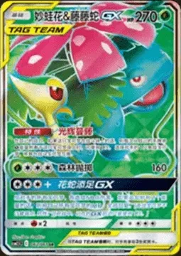 Venusaur & Snivy GX, Pokémon card CSM2.5C 062 — Striking Competition set