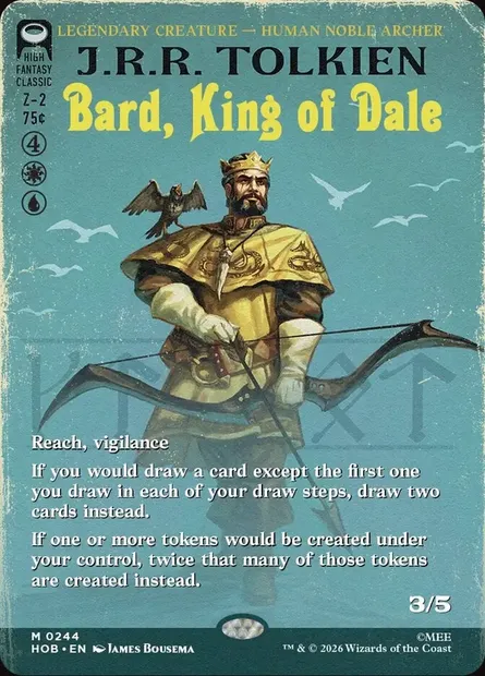 Bard, King of Dale, Magic card HOB 244 — The Hobbit set