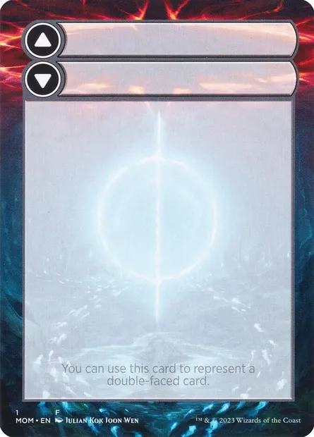 Double-Faced Substitute Card, carte Magic SMOM 1 — extension March of the Machine Substitute Cards