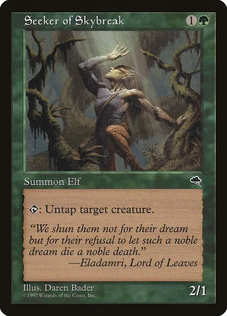 Seeker of Skybreak, Magic card TMP 254 — Tempest set