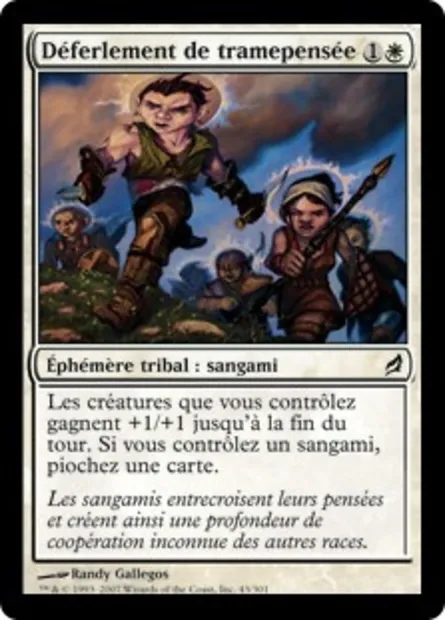 Déferlement de tramepensée, carte Magic LRW 43 — extension Lorwyn