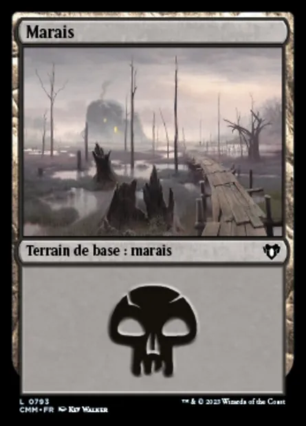 Marais, carte Magic CMM 793 — extension Commander Masters