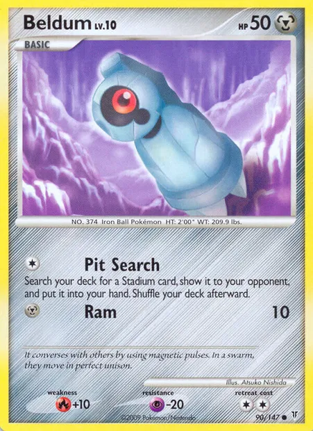 Beldum, Pokémon card SV 90 — Supreme Victors set