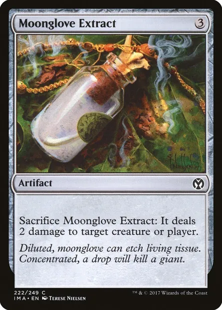 Moonglove Extract, Magic card IMA 222 — Iconic Masters set