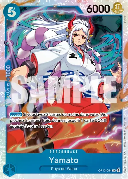 Yamato, carte One Piece OP13-054 — extension SUCCESSEURS