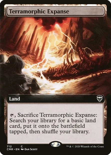 Terramorphic Expanse, Magic card CMR 712 — Commander Legends set