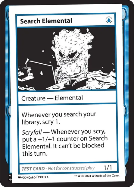 Search Elemental, carte Magic MB2 535 — extension Mystery Booster 2