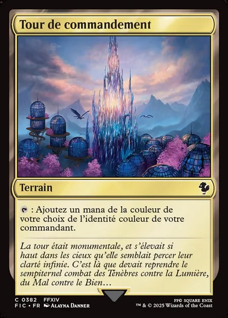Tour de commandement, carte Magic FIC 382 — extension Final Fantasy Commander