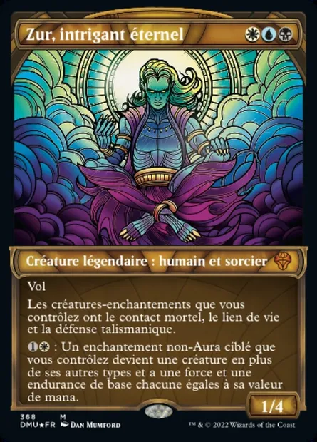 Zur, intrigant éternel, carte Magic DMU 368 — extension Dominaria Uni