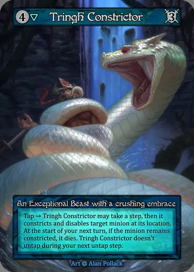 Tringh Constrictor, carte Sorcery ALP 172 — extension Alpha