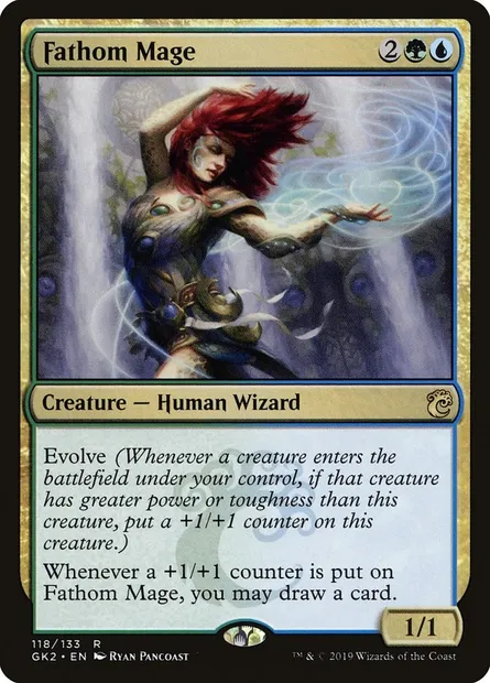 Fathom Mage, Magic card GK2 118 — RNA Guild Kit set