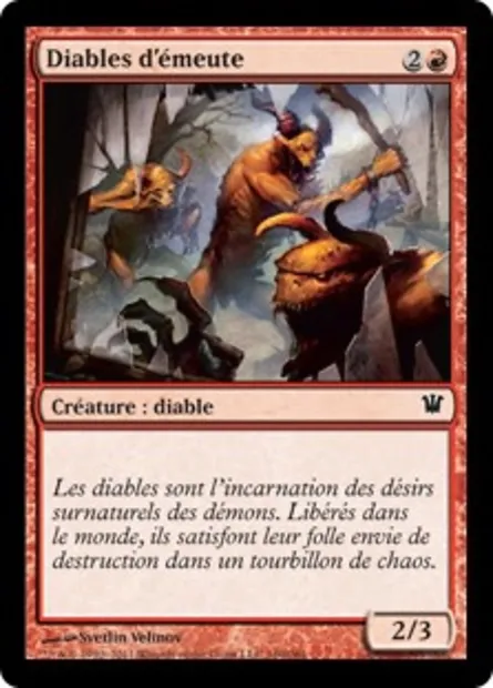 Diables d'émeute, carte Magic ISD 160 — extension Innistrad