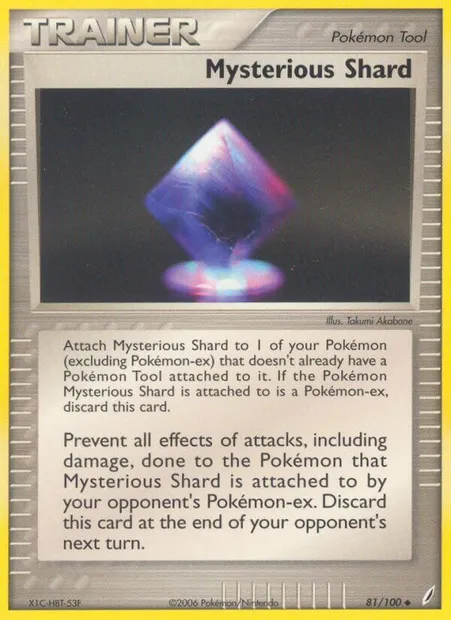 Mysterious Shard, Pokémon card CG 81 — Crystal Guardians set