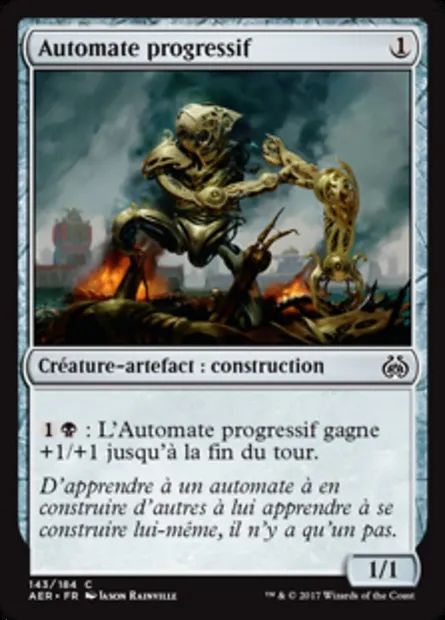 Automate progressif, carte Magic AER 143 — extension La révolte éthérique