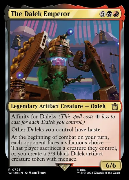 The Dalek Emperor, Magic card WHO 725 — Doctor Who set