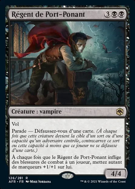 Régent de Port-Ponant, carte Magic AFR 126 — extension Forgotten Realms: Aventures dans les Royaumes Oubliés
