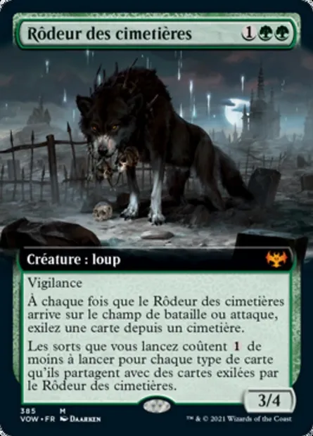Rôdeur des cimetières, carte Magic VOW 385 — extension Innistrad : noce écarlate