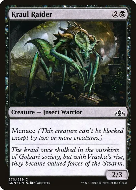 Kraul Raider, Magic card GRN 270 — Guilds of Ravnica set