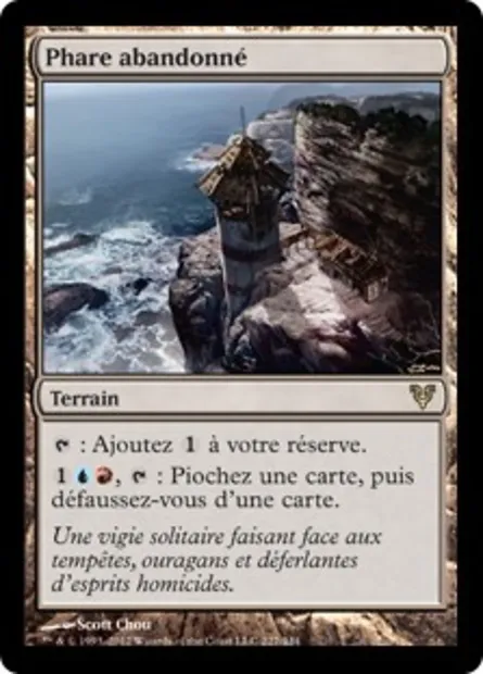 Phare abandonné, carte Magic AVR 227 — extension Avacyn ressuscitée