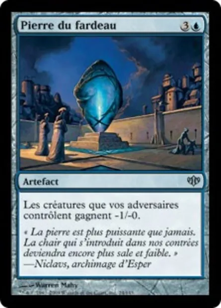 Pierre du fardeau, carte Magic CON 24 — extension Conflux