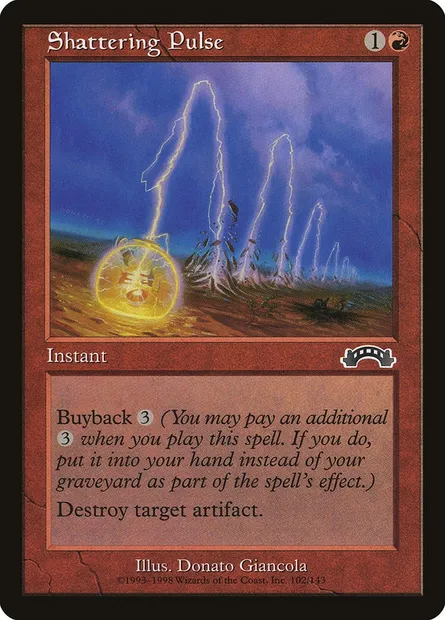 Shattering Pulse, Magic card EXO 102 — Exodus set