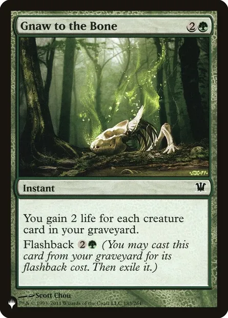 Gnaw to the Bone, Magic card PLST ISD-183 — The List set