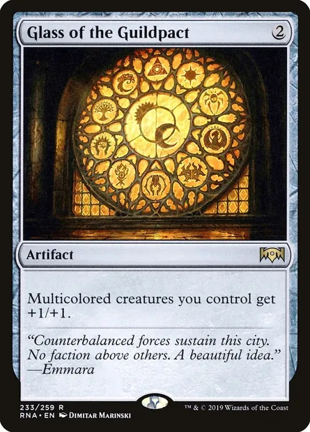 Glass of the Guildpact, Magic card RNA 233 — Ravnica Allegiance set