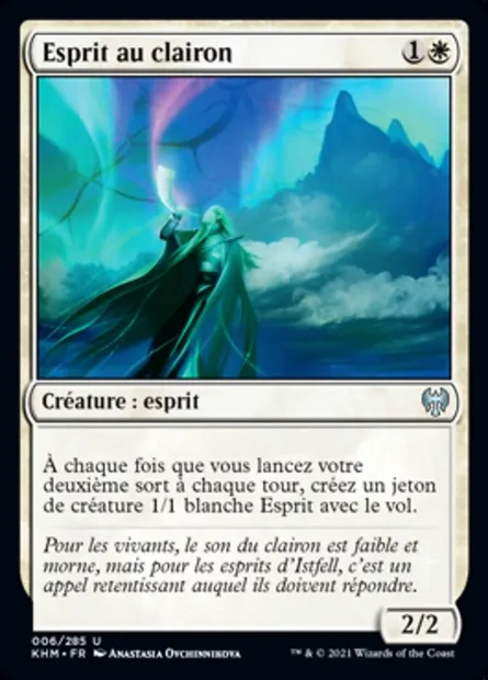 Esprit au clairon, carte Magic KHM 6 — extension Kaldheim